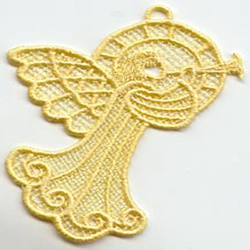 Angel and Trumpet (Lace)