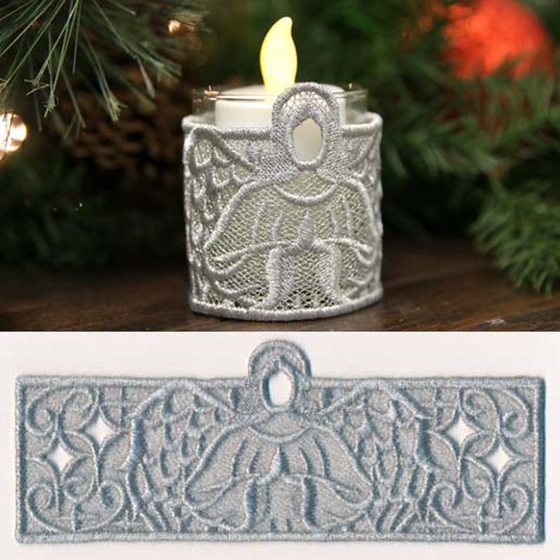 Angel Candle Wrap (Lace)