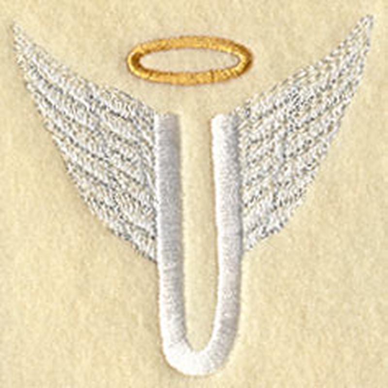 Angel Letter U (3 inch)