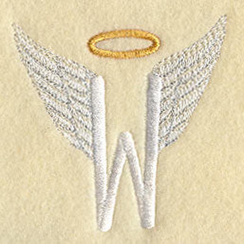 Angel Letter W (3 inch)