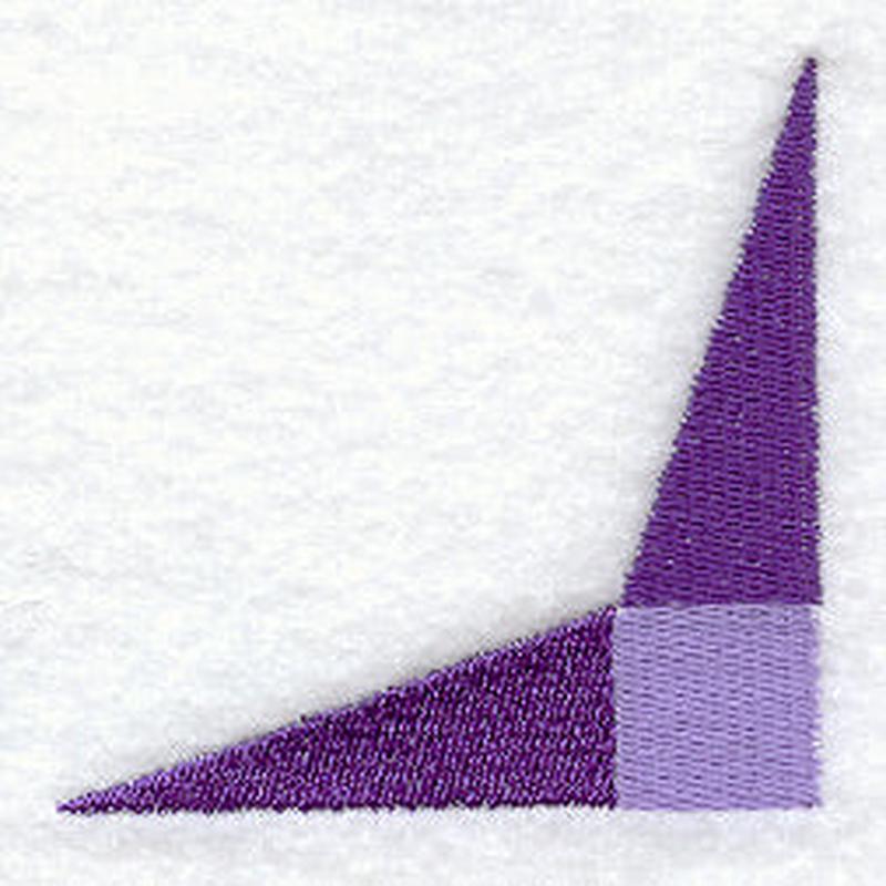 Amethyst Quilt Block - Quarter - Lg