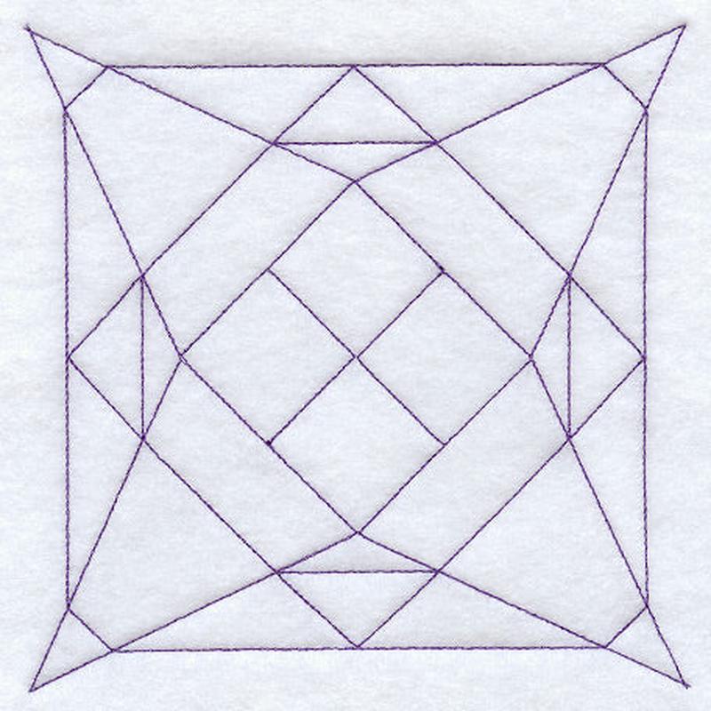 Amethyst Quilting Square (Double Run)