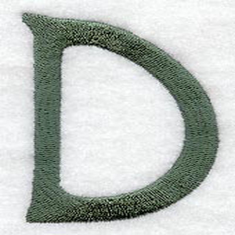 Agatha Letter D (3 Inch)