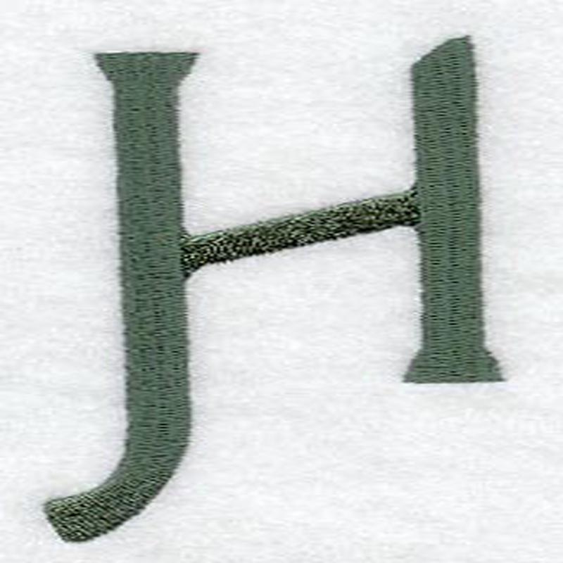 Agatha Letter H (3 Inch)