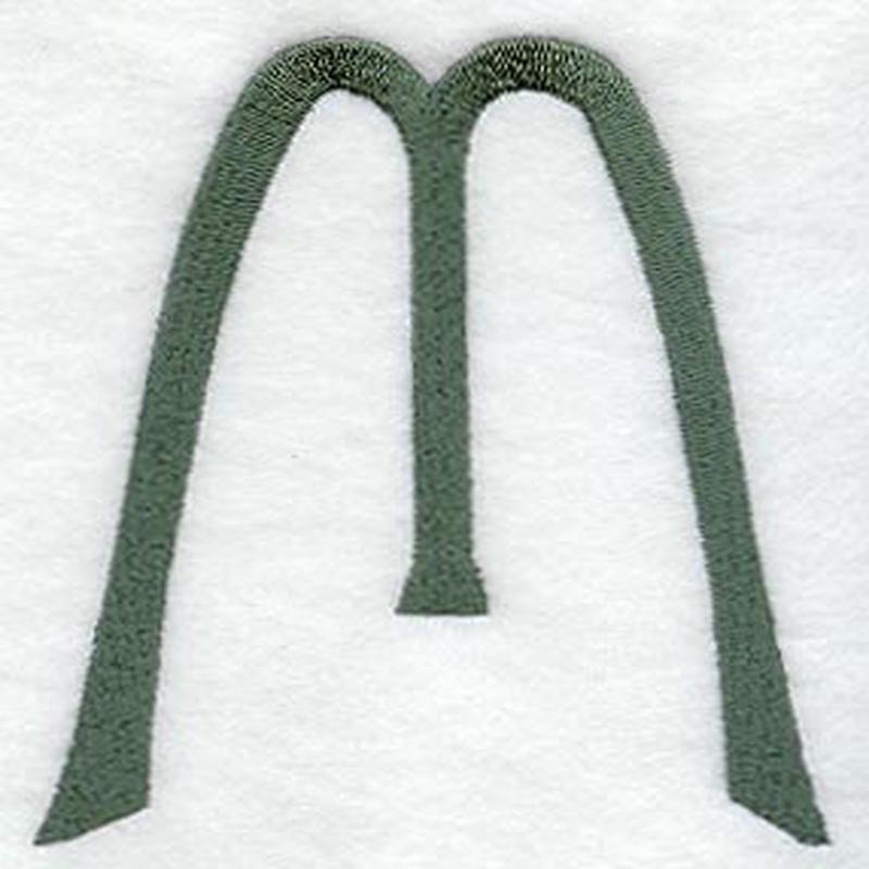 Agatha Letter M (3 Inch)