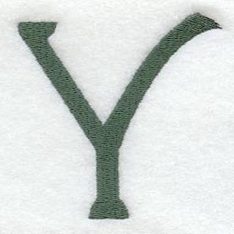 Agatha Letter Y (3 Inch)