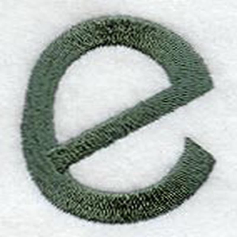 Agatha Lower Case Letter e (3 Inch)