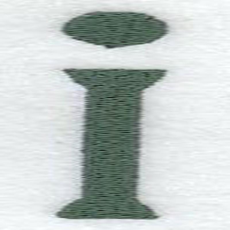 Agatha Lower Case Letter i (3 Inch)