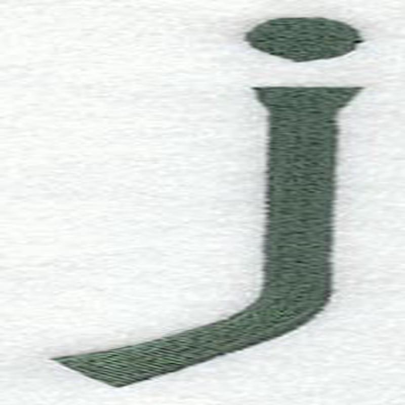 Agatha Lower Case Letter j (3 Inch)