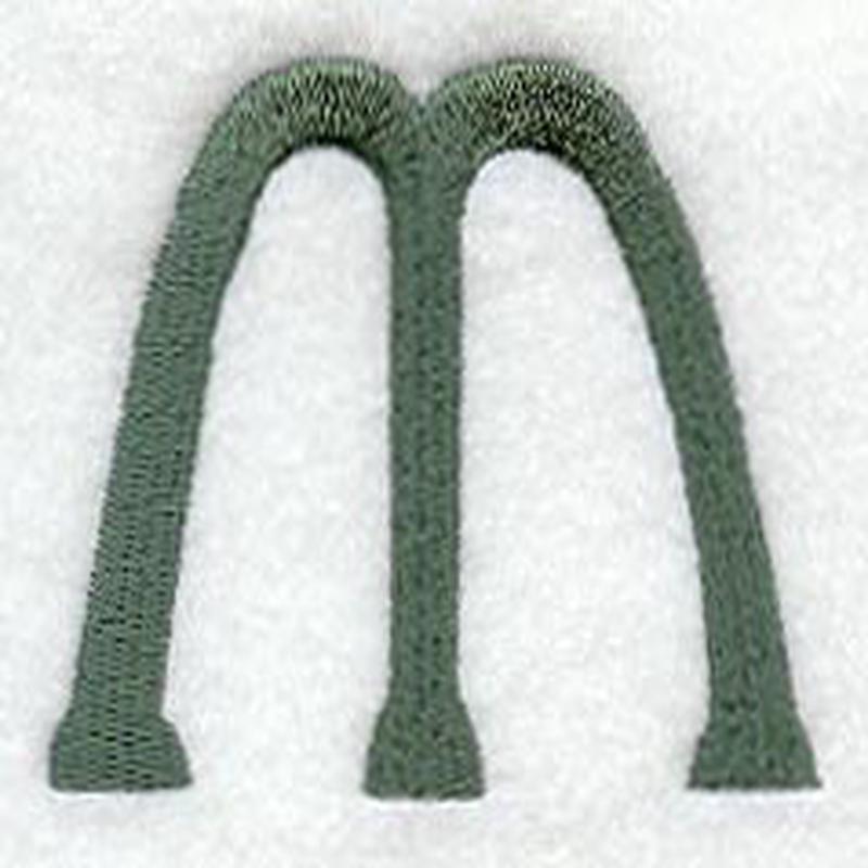 Agatha Lower Case Letter m (3 Inch)