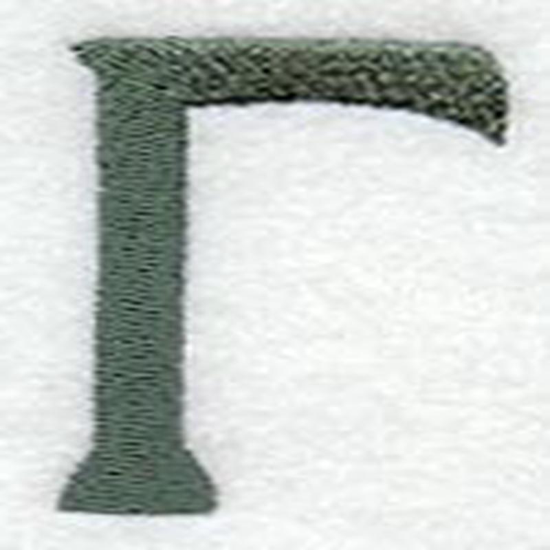 Agatha Lower Case Letter r (3 Inch)