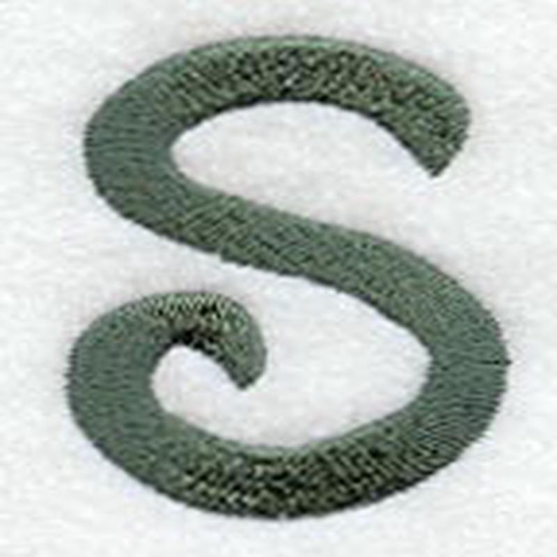 Agatha Lower Case Letter s (3 Inch)