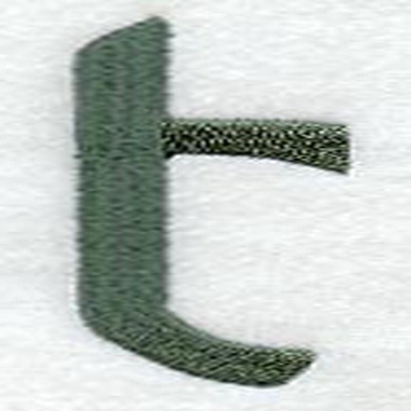 Agatha Lower Case Letter t (3 Inch)