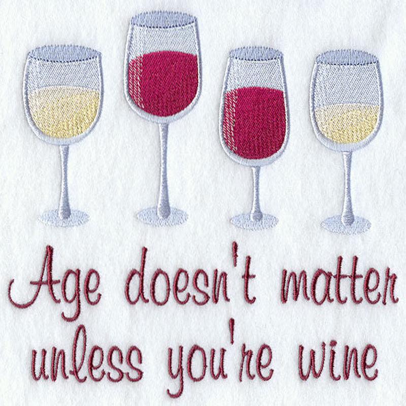 Age Doesn't Matter Unless You're Wine