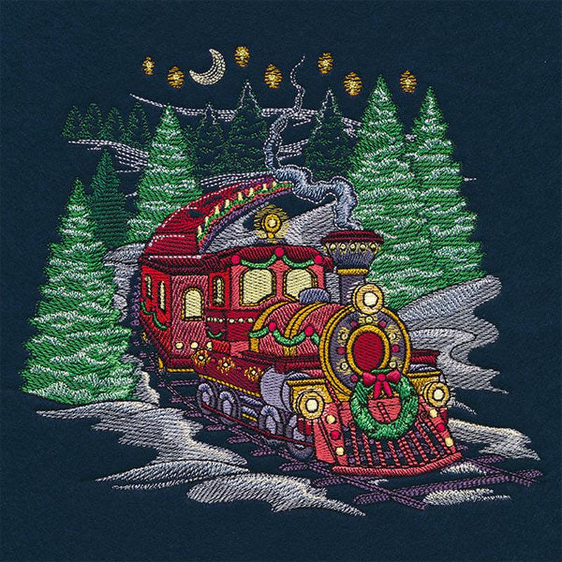 All Aboard the Christmas Train Scene