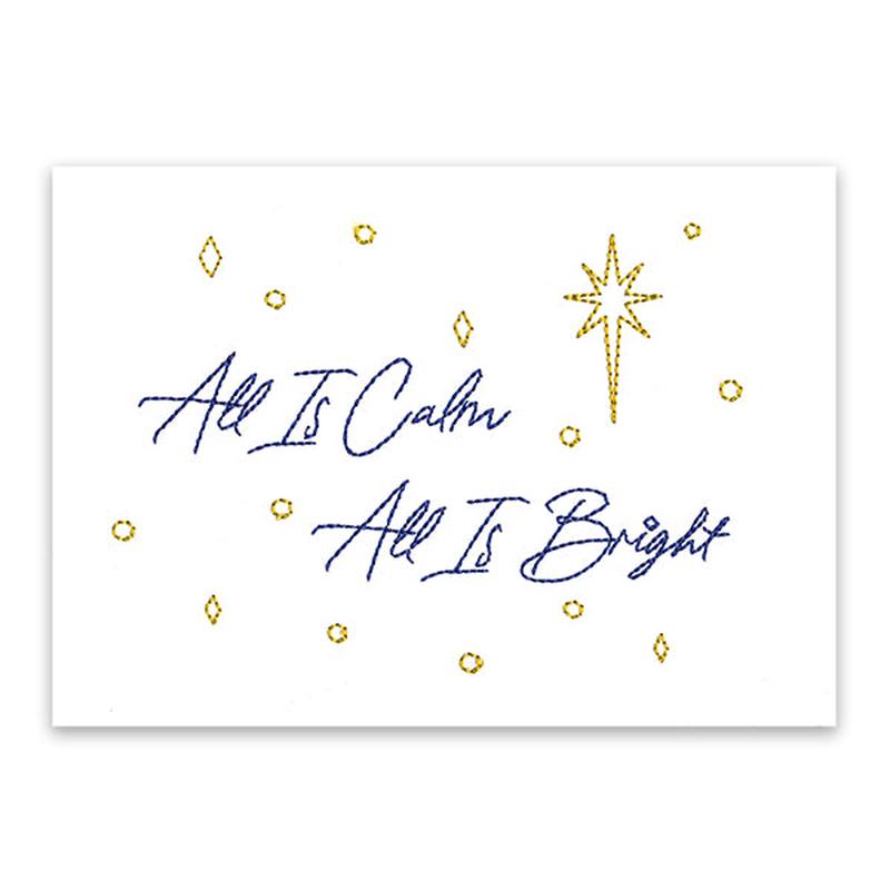 All Is Calm All Is Bright (Cardstock)