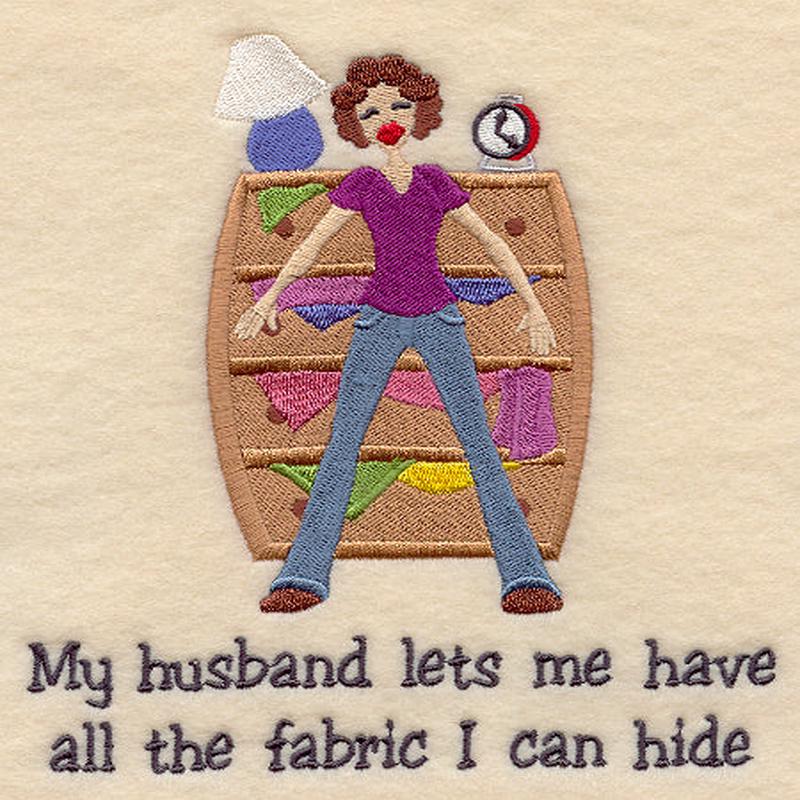 All the Fabric I Can Hide