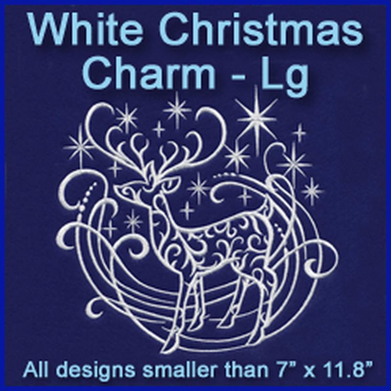 A White Christmas Charm Design Pack