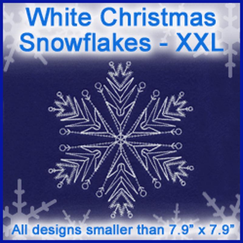 A White Christmas Snowflakes Design Pack