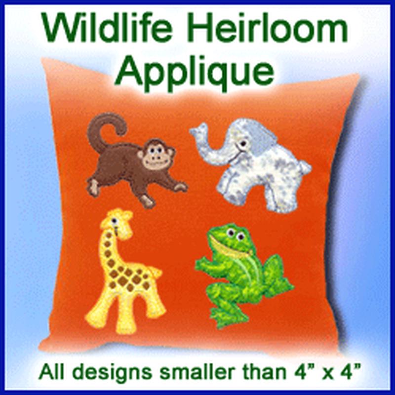 A Wildlife (Heirloom Applique) Design Pack