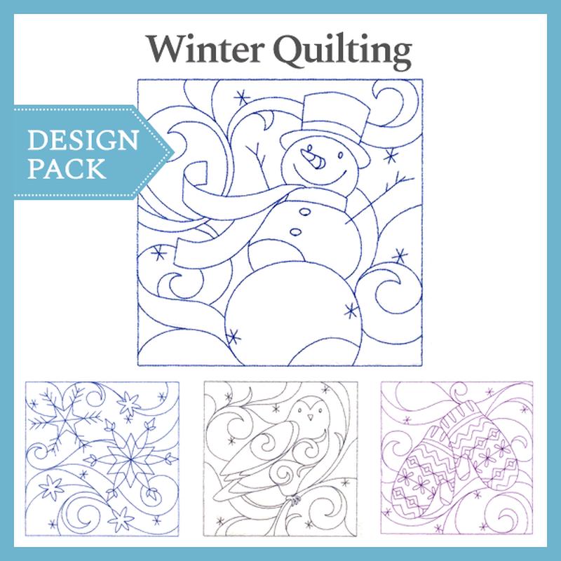 A Winter Quilting Design Pack