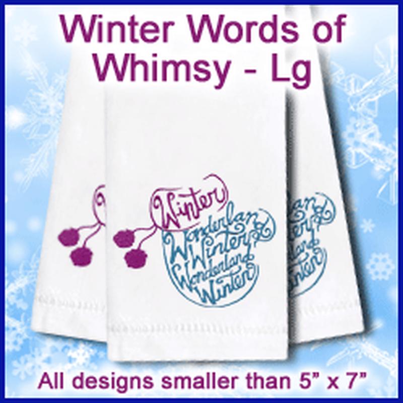 A Winter Words of Whimsy Design Pack