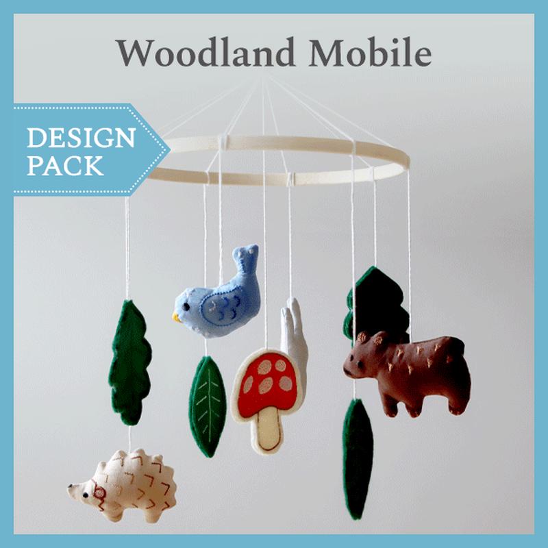 A Woodland Mobile (In-the-Hoop) Design Pack