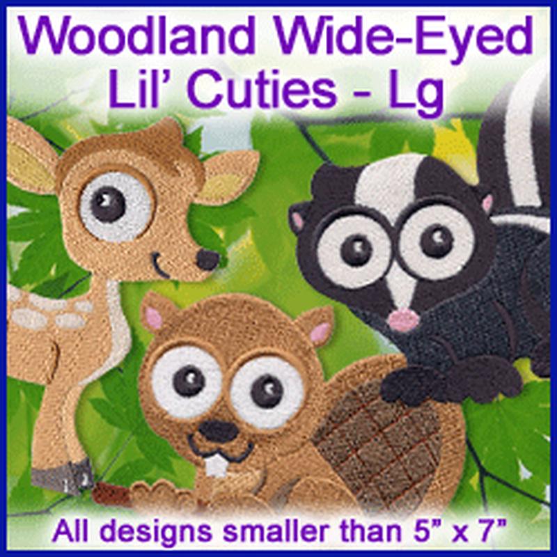 A Woodland Wide-Eyed Lil' Cuties Design Pack