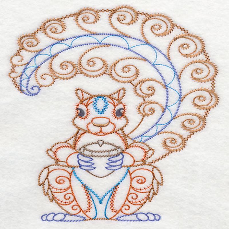 Acorn Harvest Squirrel (Vintage)