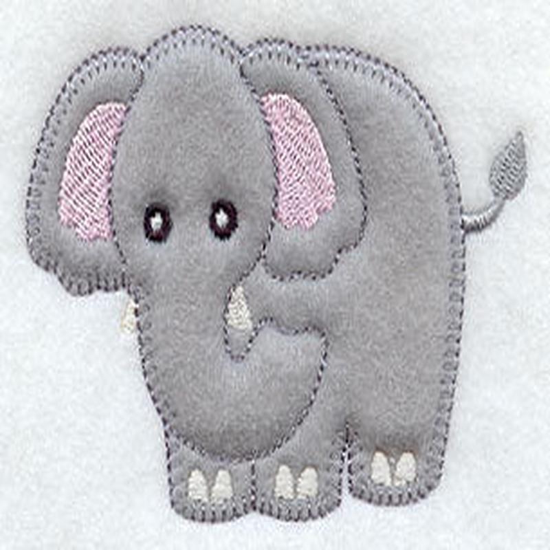 African Elephant (Heirloom Applique)