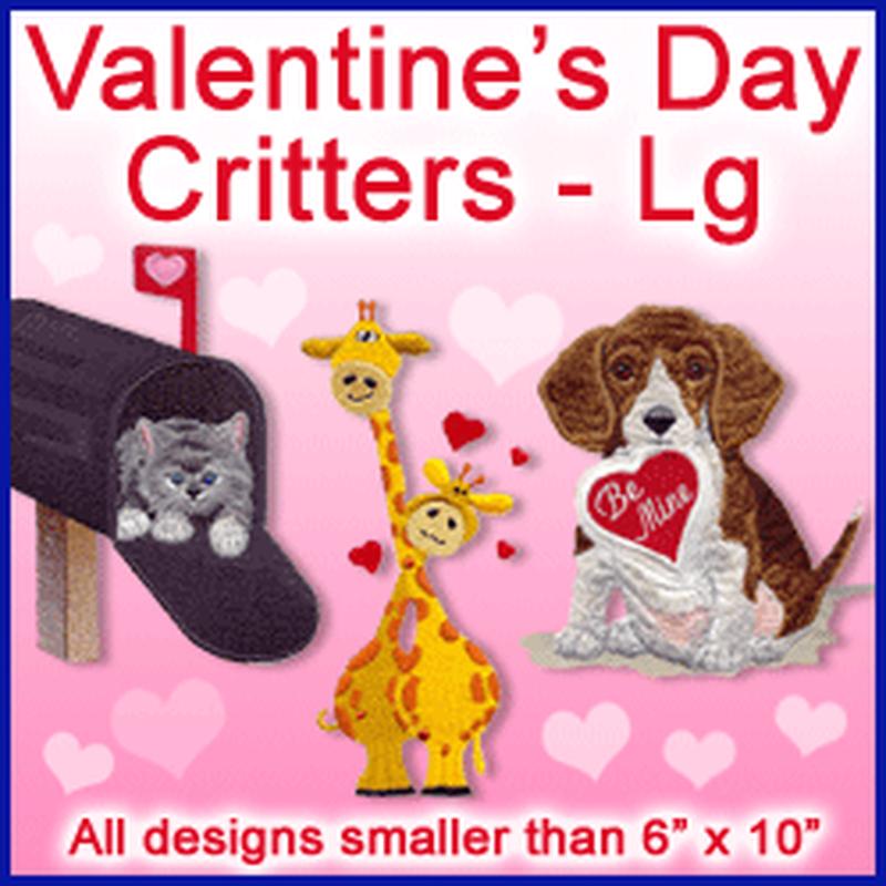 A Valentine's Day Critters Design Pack