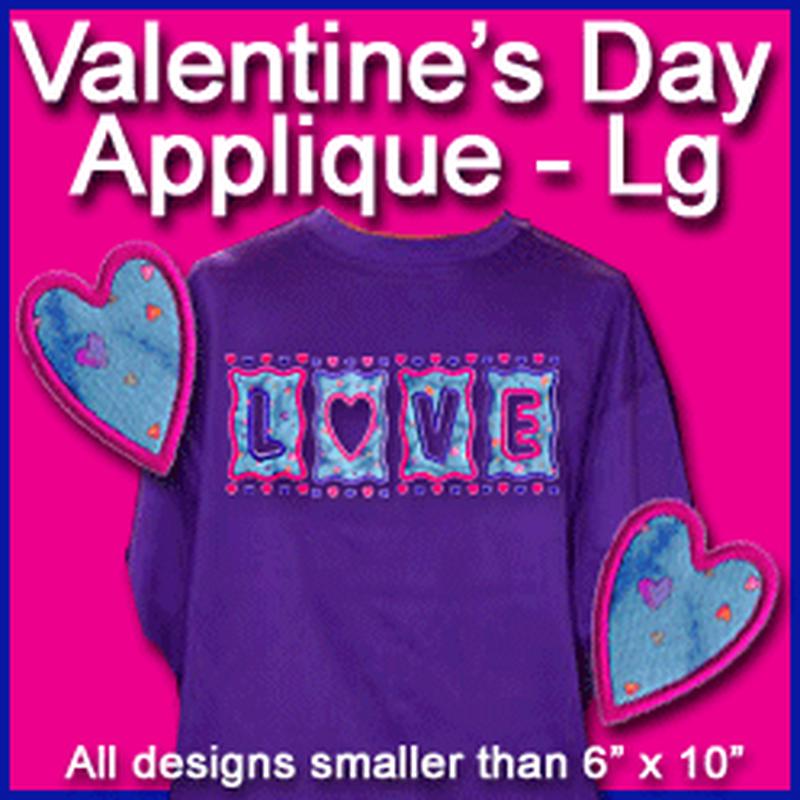 A Valentine's Day Design Pack (Applique)