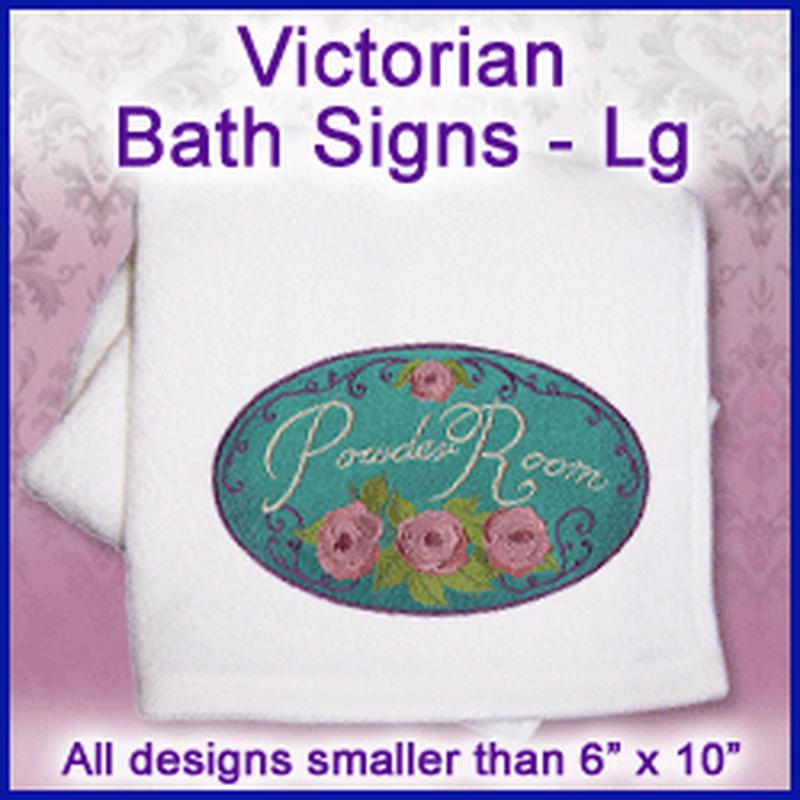 A Victorian Bath Signs Design Pack