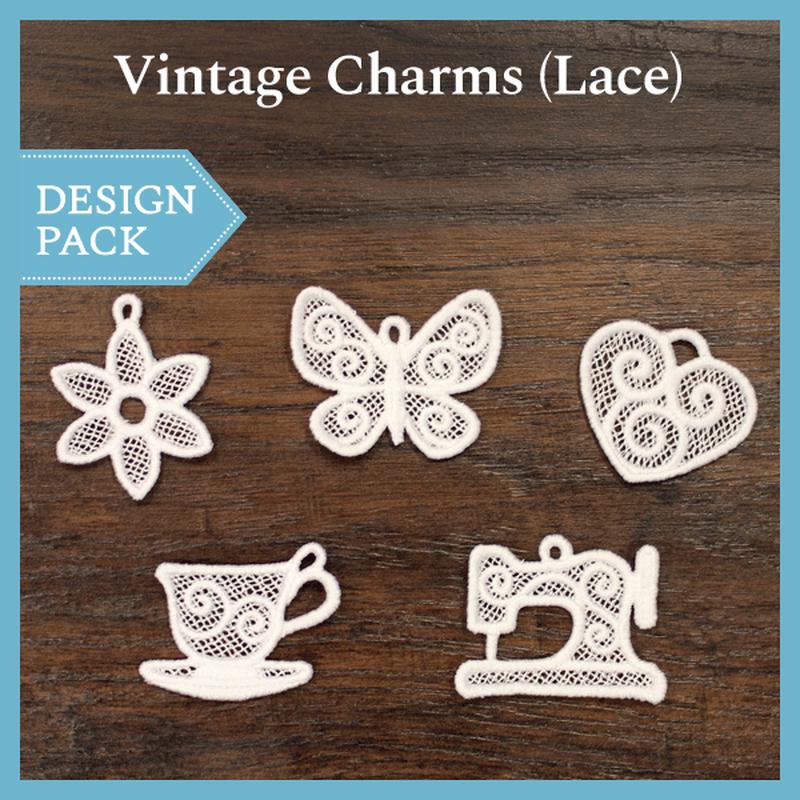 A Vintage Charms (Lace) Design Pack