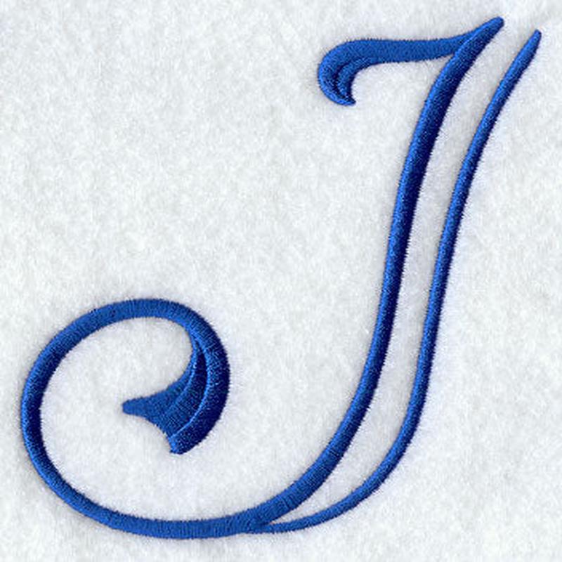 Formal Affair Capital Letter J - 5 Inch