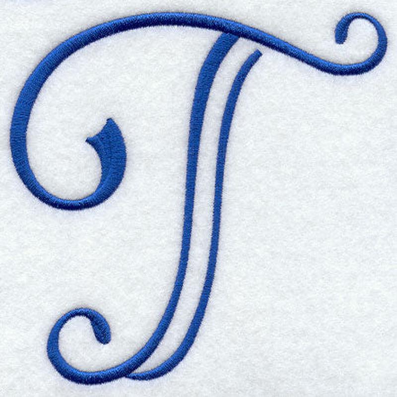 Formal Affair Capital Letter T - 5 Inch