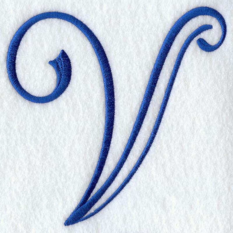 Formal Affair Capital Letter V - 5 Inch