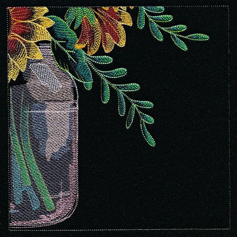 Four Panel Sunflower Bouquet - Bottom Right