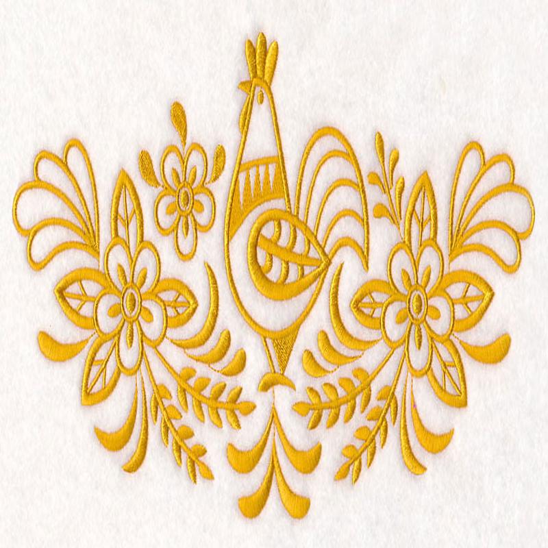 Folksy Chicken Border