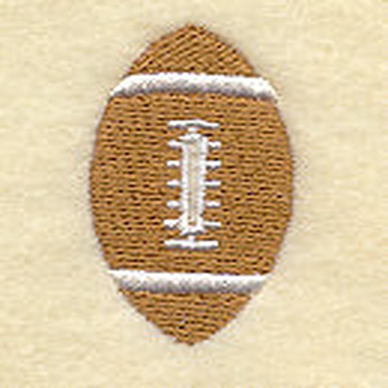 Football Buttonhole - 1/2 Inch