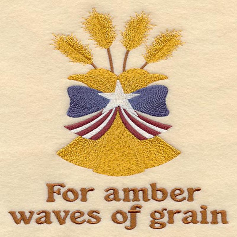 For Amber Waves of Grain