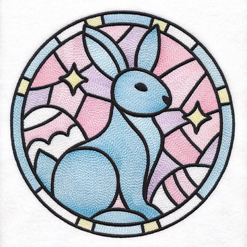 For the Love of Easter Stained Glass - Bunny
