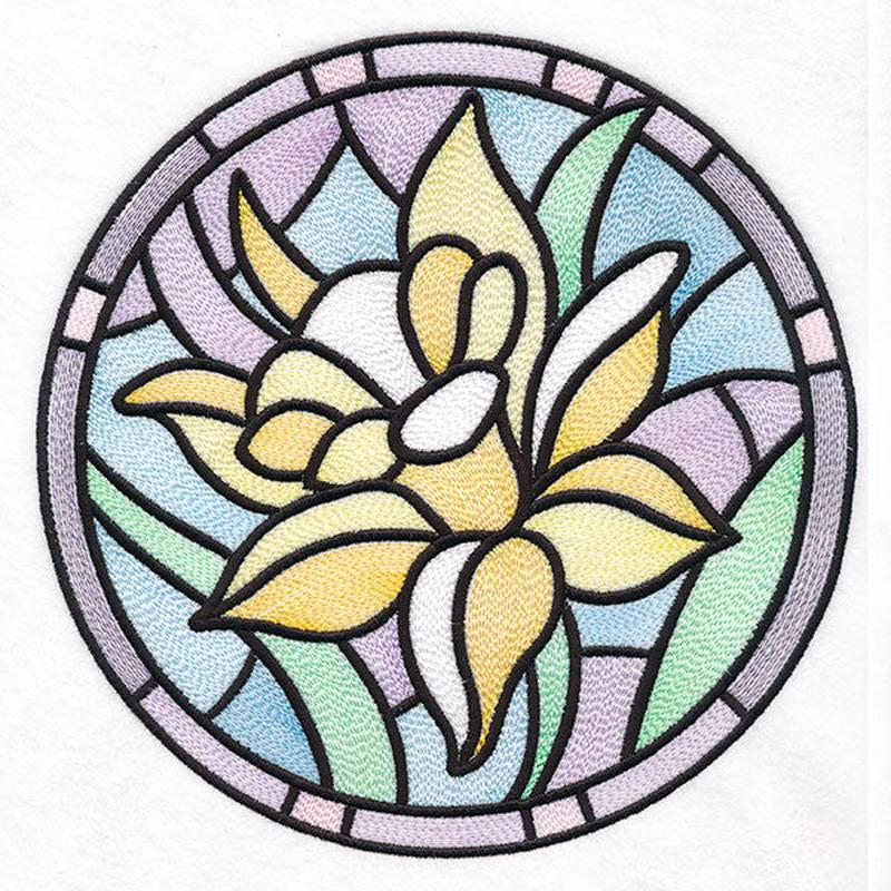 For the Love of Easter Stained Glass - Daffodils