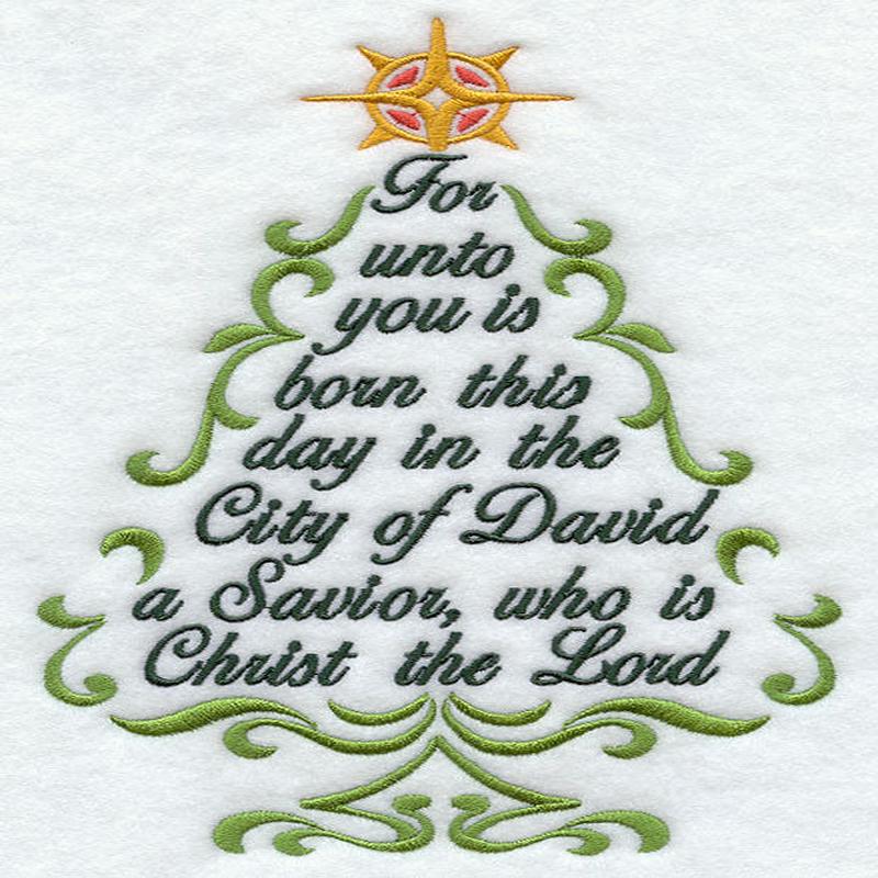 For Unto You Christmas Tree