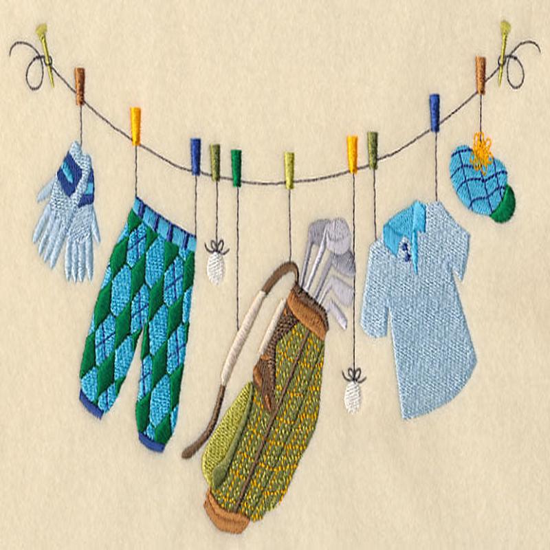 Fore! Golf Clothesline - His