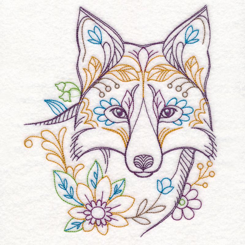 Forest Flower Fox (Vintage)