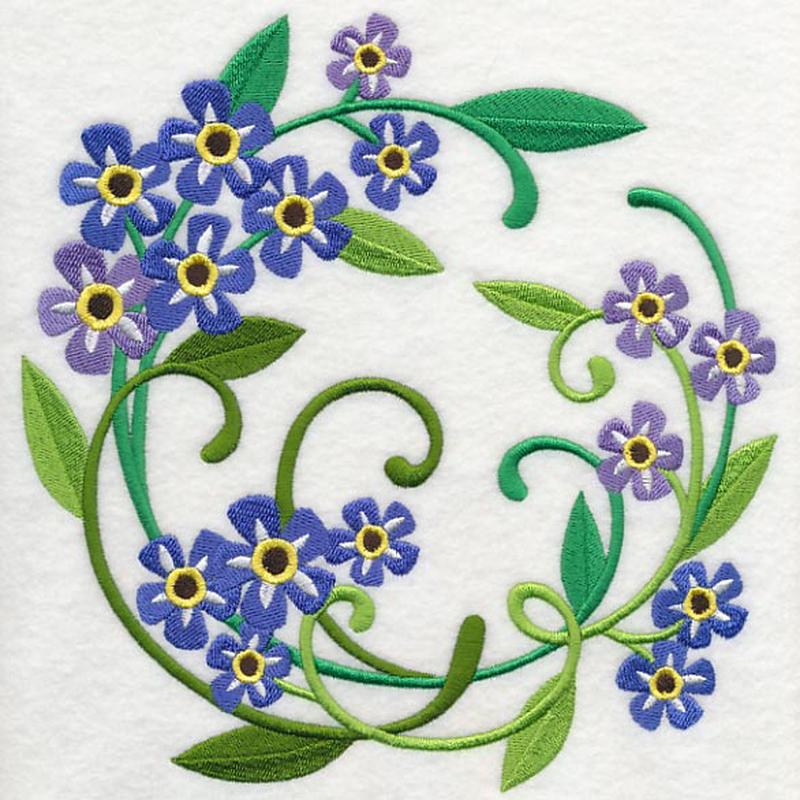 Forget-Me-Not Wreath