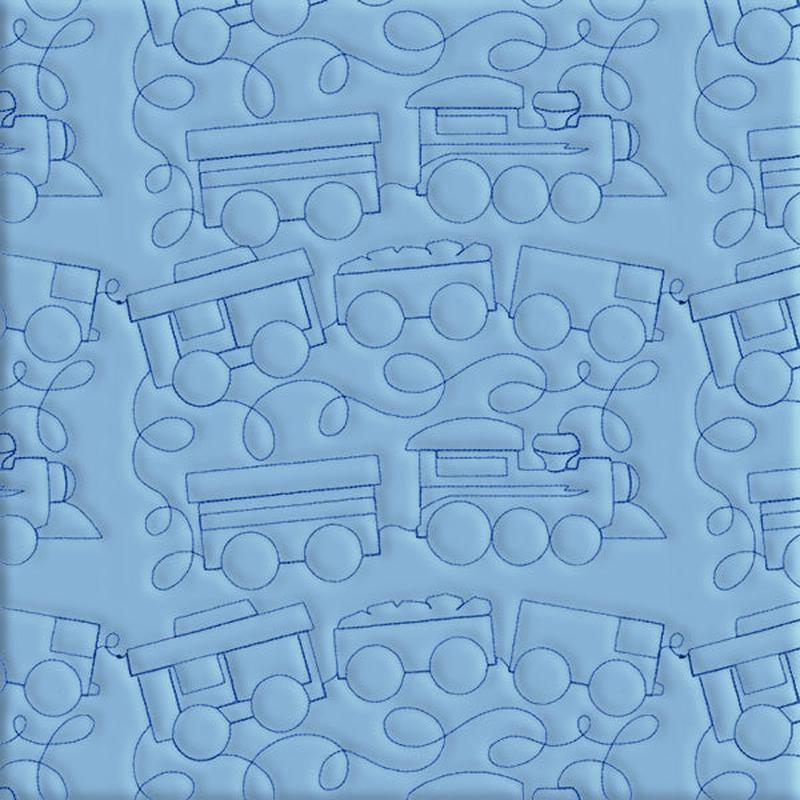 Form & Flow Hobby Trains (Edge-to-Edge Quilting)