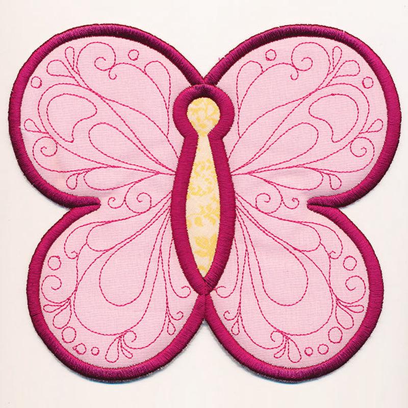 Fluttering Butterfly Trivet (In-the-Hoop)