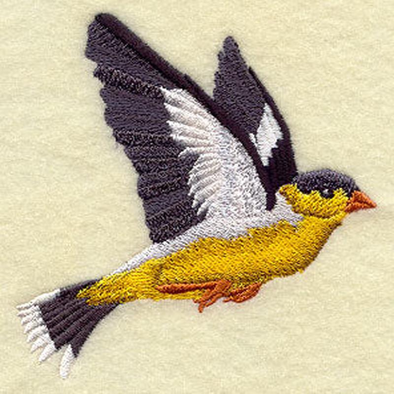 Flying Goldfinch